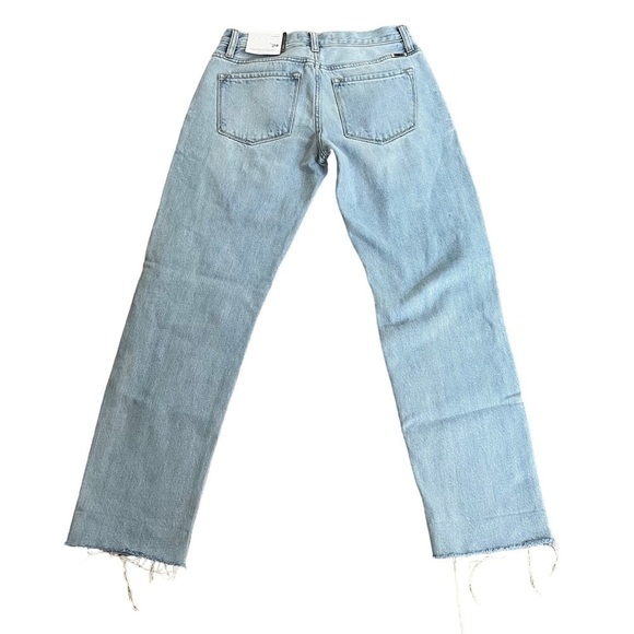 KANCAN Boyfriend Ripped Lightwash Jeans Distressed Size 24 NWT - Picture 6 of 16